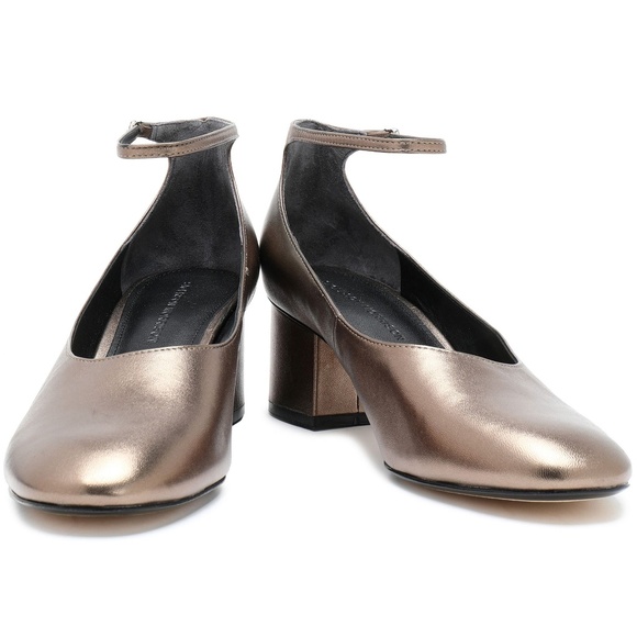 Sigerson Morrison Shoes - Sigerson Morrison Kairos Metallic Mary Jane Pumps